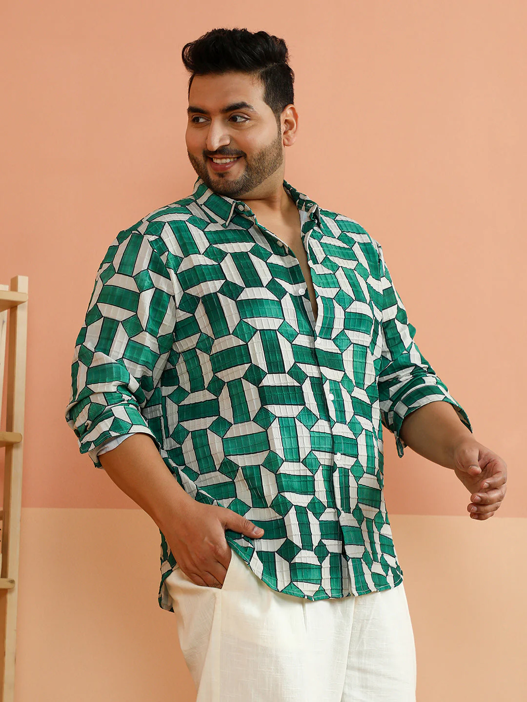 Contrast Block Shirt - Image 3