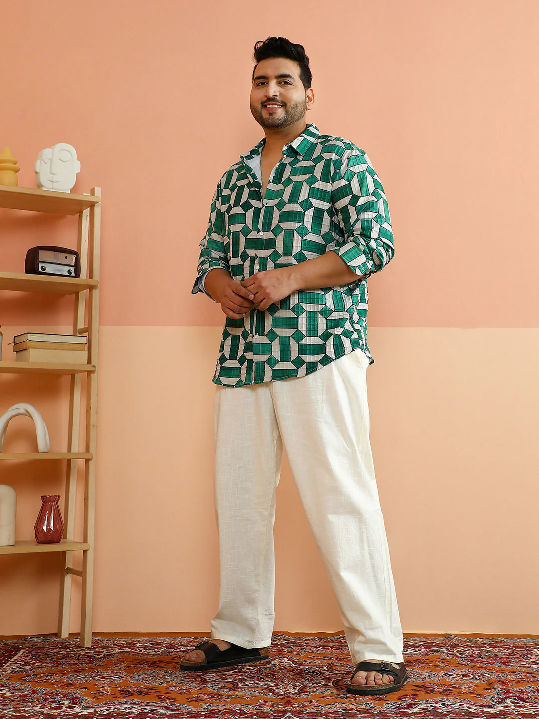 Contrast Block Shirt - Image 5