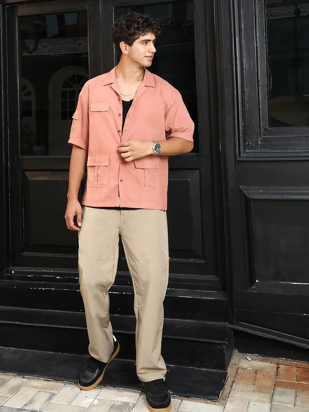 Modular-Utility Cuban Oversized Shirt - Image 5