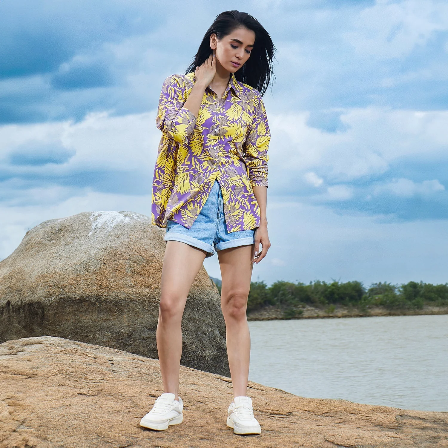 Contrast Foliage Shirt - Image 5