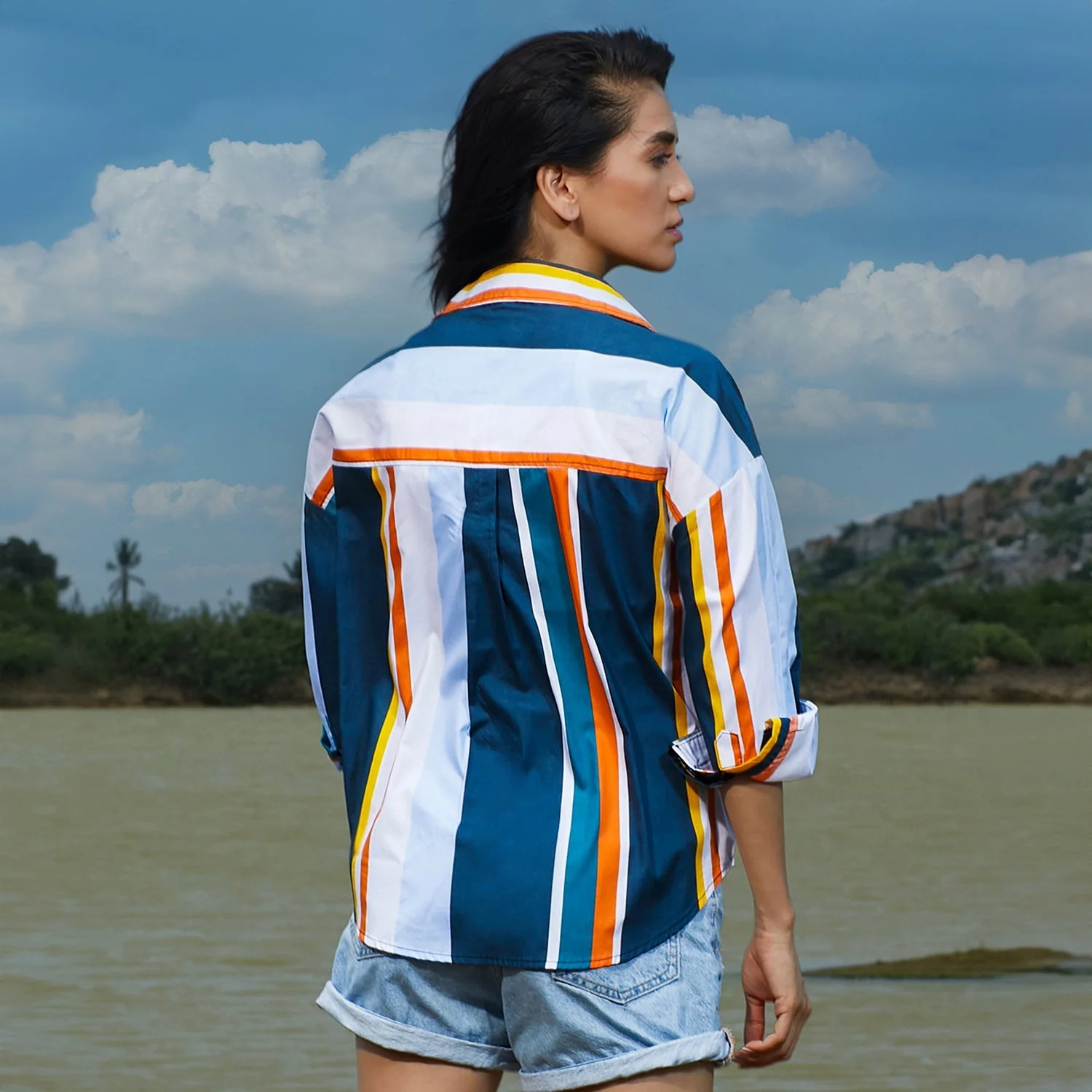 Barcode Striped Shirt - Image 4
