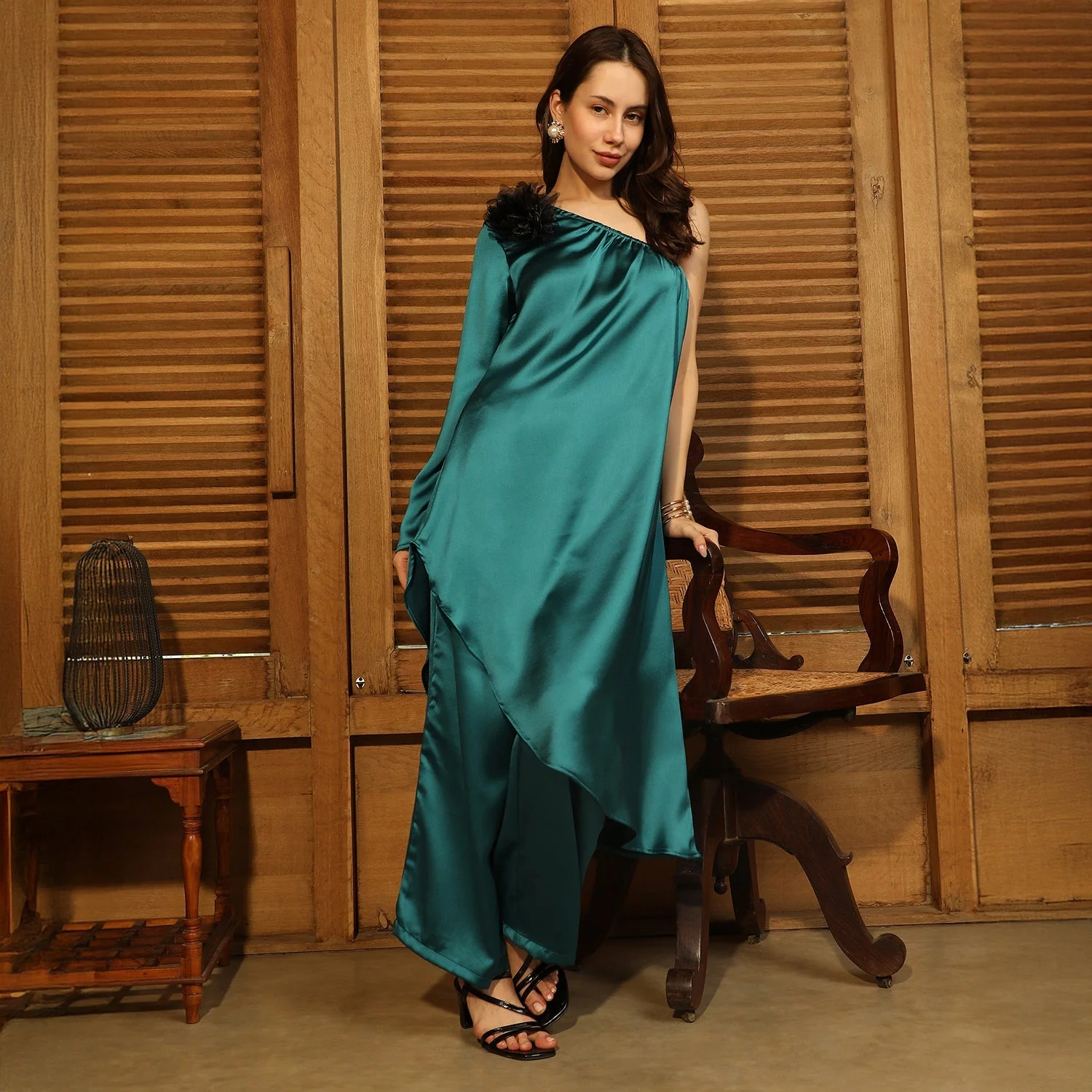 Asymmetrical Flora Co-Ord Set - Image 8