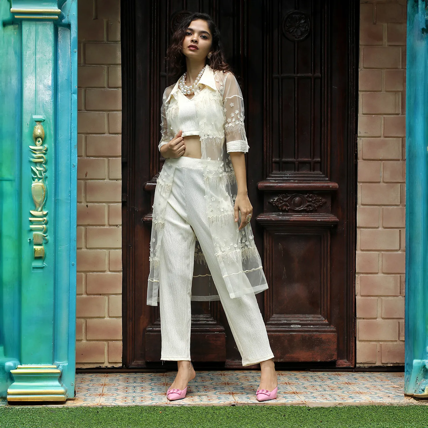 Applique Flora Co-Ord Set - Image 2